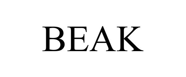 Trademark Logo BEAK
