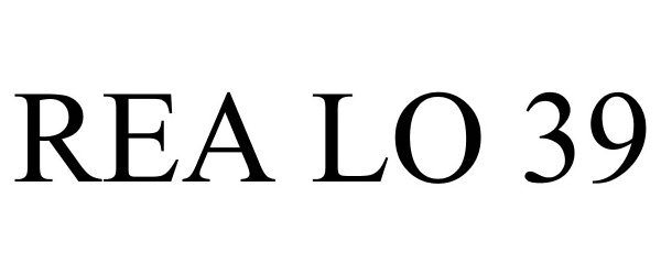 Trademark Logo REA LO 39