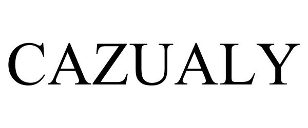 Trademark Logo CAZUALY