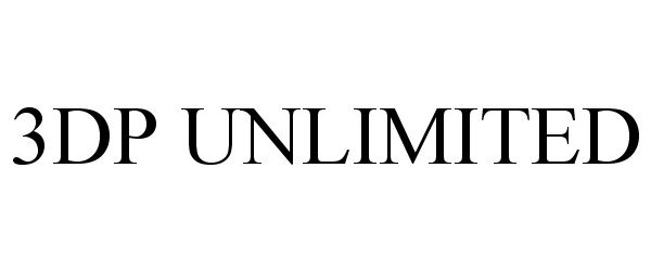 Trademark Logo 3DP UNLIMITED