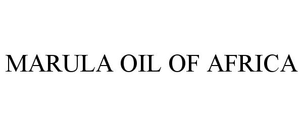  MARULA OIL OF AFRICA