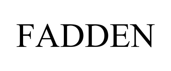 Trademark Logo FADDEN
