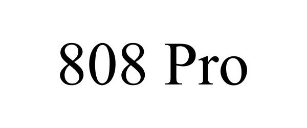 Trademark Logo 808 PRO