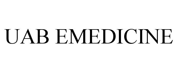 Trademark Logo UAB EMEDICINE