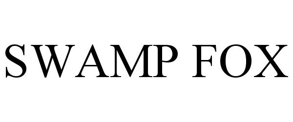 Trademark Logo SWAMP FOX