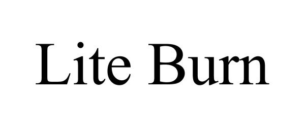 Trademark Logo LITE BURN