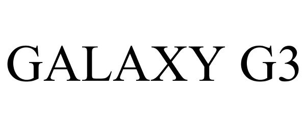 Trademark Logo GALAXY G3