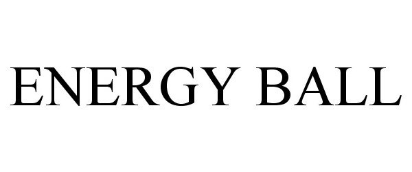  ENERGY BALL