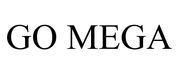 Trademark Logo GO MEGA