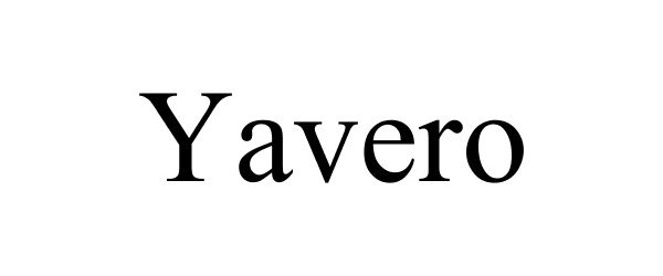 Trademark Logo YAVERO