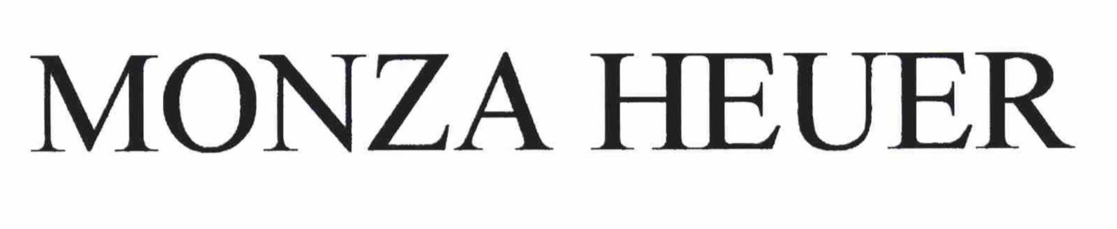 Trademark Logo MONZA HEUER