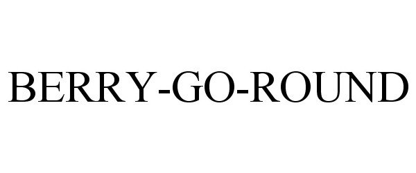 Trademark Logo BERRY-GO-ROUND