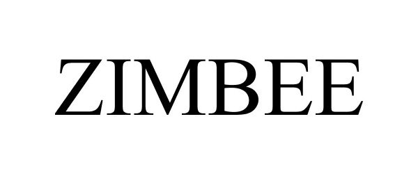 Trademark Logo ZIMBEE