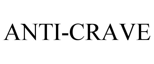 Trademark Logo ANTI-CRAVE