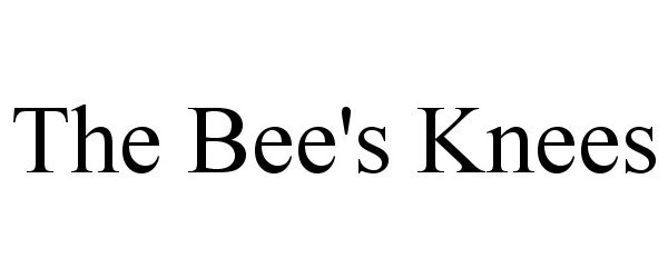  THE BEE'S KNEES