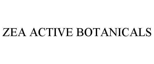  ZEA ACTIVE BOTANICALS