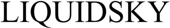 Trademark Logo LIQUIDSKY