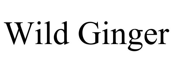 Trademark Logo WILD GINGER