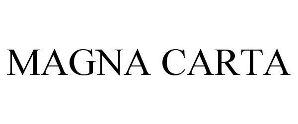 Trademark Logo MAGNA CARTA