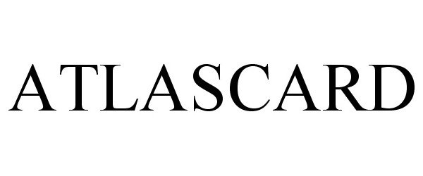 Trademark Logo ATLASCARD