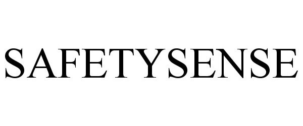 Trademark Logo SAFETYSENSE