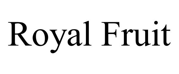 Trademark Logo ROYAL FRUIT