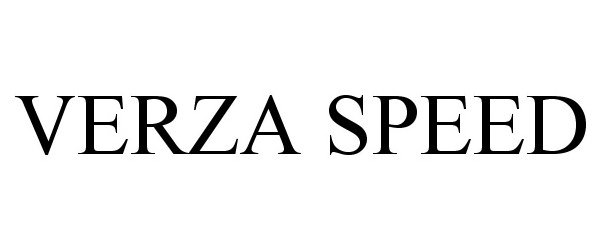 Trademark Logo VERZA SPEED