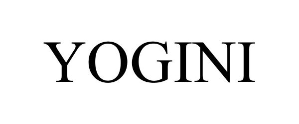 Trademark Logo YOGINI