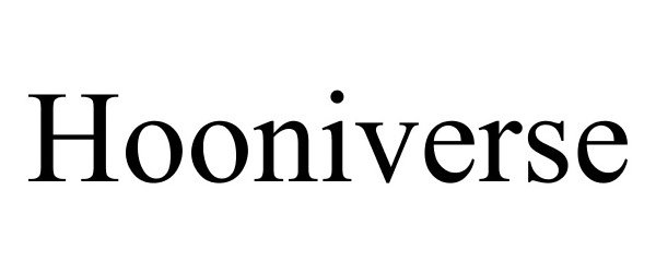 Trademark Logo HOONIVERSE