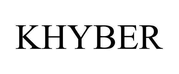 Trademark Logo KHYBER