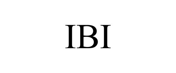 Trademark Logo IBI