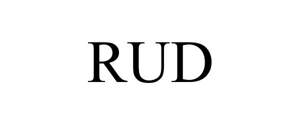 Trademark Logo RUD