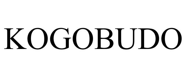 Trademark Logo KOGOBUDO