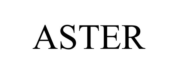 Trademark Logo ASTER