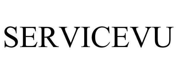 Trademark Logo SERVICEVU