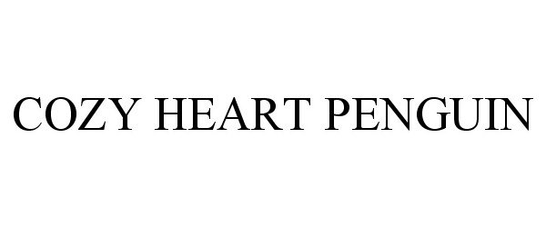 Trademark Logo COZY HEART PENGUIN