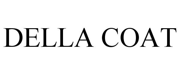 Trademark Logo DELLA COAT