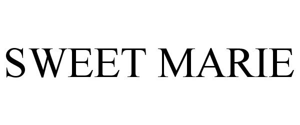 Trademark Logo SWEET MARIE