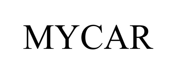 Trademark Logo MYCAR