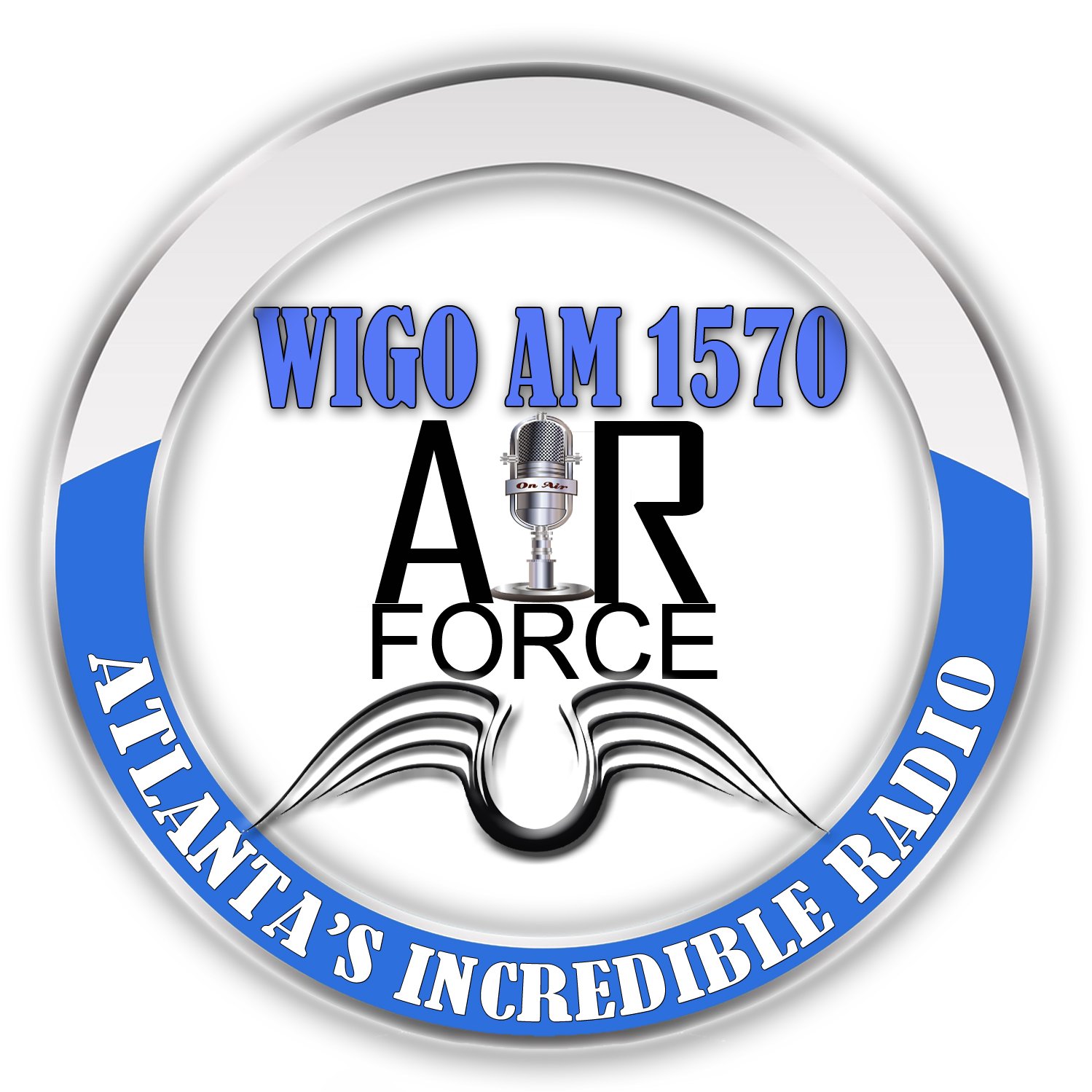 Trademark Logo WIGO AM 1570 AIR FORCE ATLANTA'S INCREDIBLE RADIO ON AIR