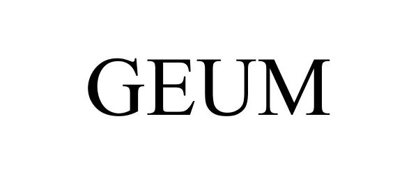 Trademark Logo GEUM