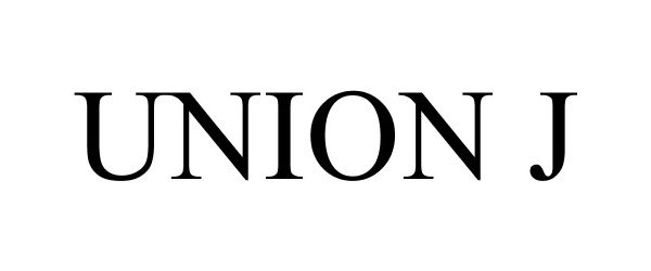Trademark Logo UNION J