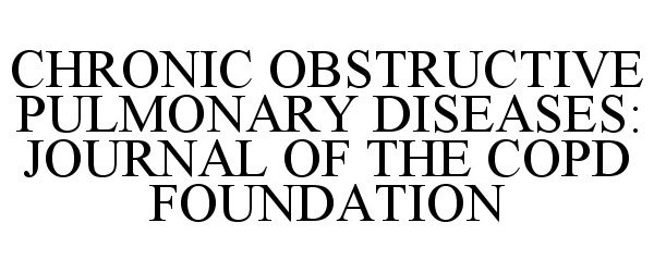  CHRONIC OBSTRUCTIVE PULMONARY DISEASES: JOURNAL OF THE COPD FOUNDATION
