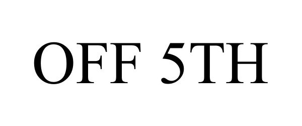 Trademark Logo OFF 5TH