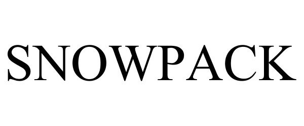 Trademark Logo SNOWPACK
