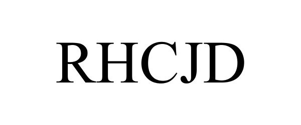 Trademark Logo RHCJD