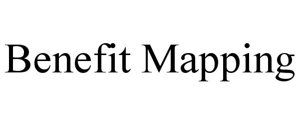  BENEFIT MAPPING