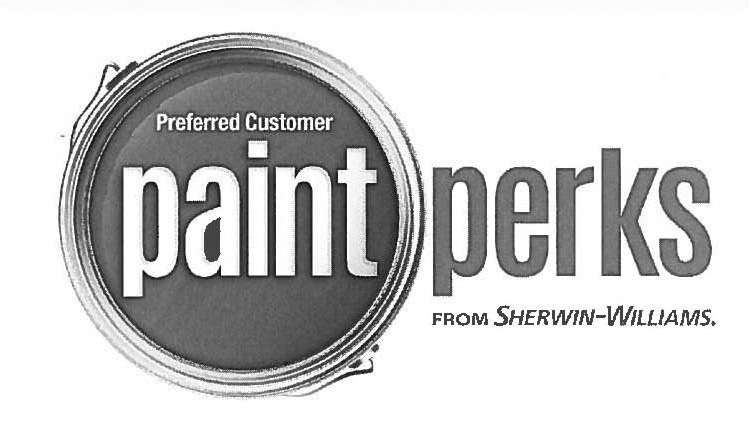  PREFERRED CUSTOMER PAINT PERKS FROM SHERWIN-WILLIAMS.
