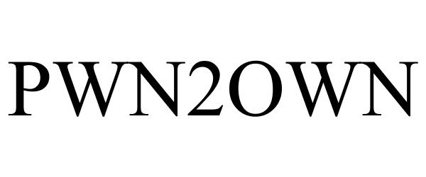 Trademark Logo PWN2OWN