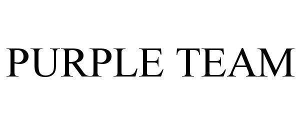 Trademark Logo PURPLE TEAM